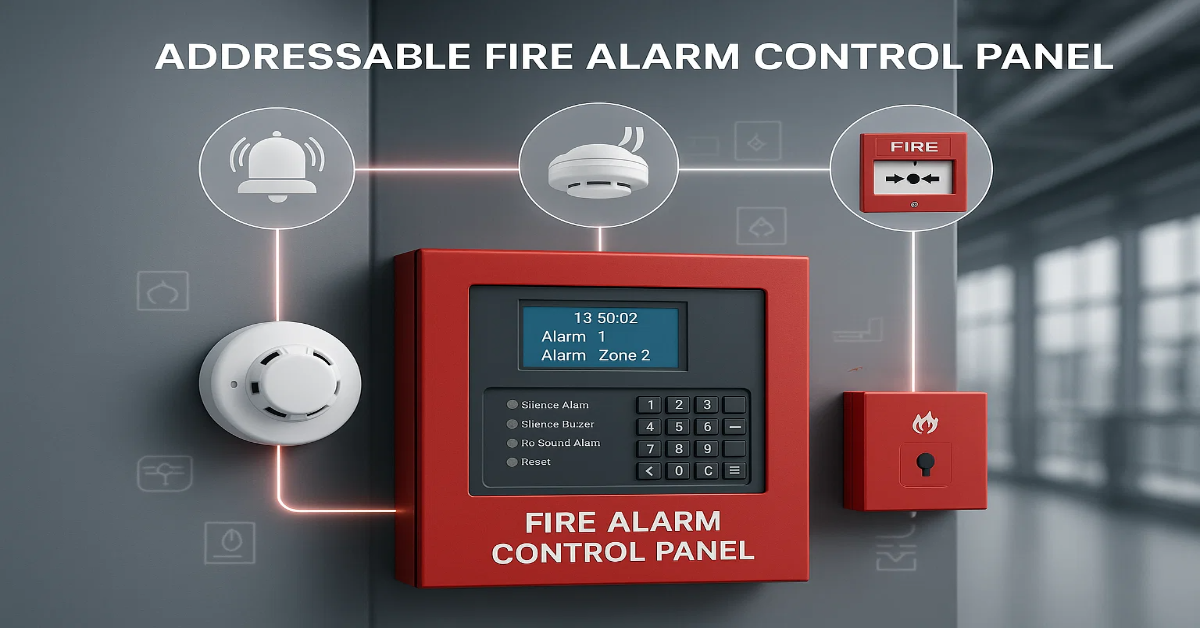 Fire alarm control panel inspection